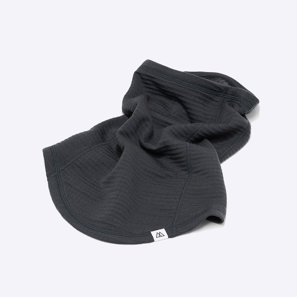 Grid Merino Long Neck Gaiter